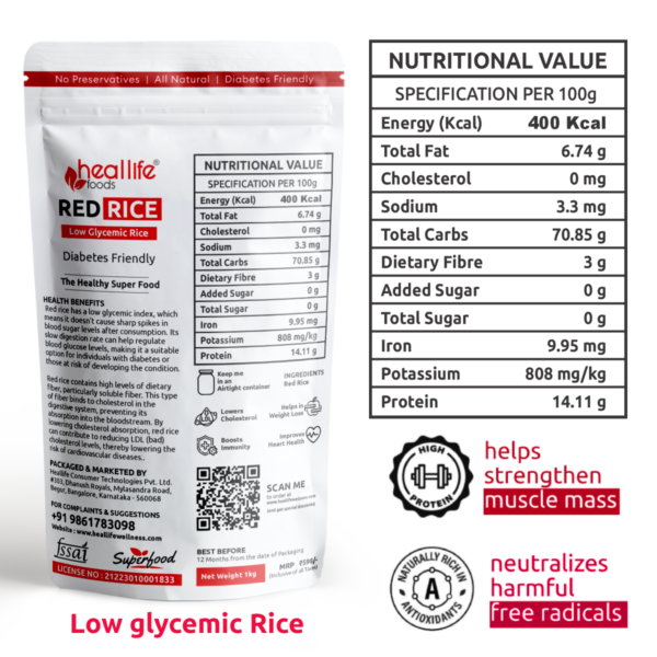 Premium Red Rice – Nutritious & Healthy Whole Grain